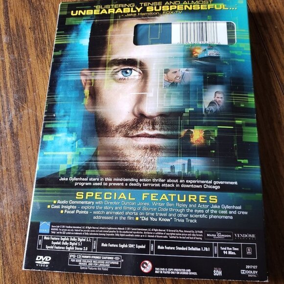 Source Code DVD 2011 Widescreen Jake Gyllenhaal Michelle Monaghan Vera Farmiga - Picture 2 of 6
